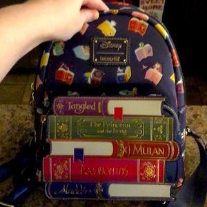 Loungefly Disney Princess fairytale backpack purse brand new without tags